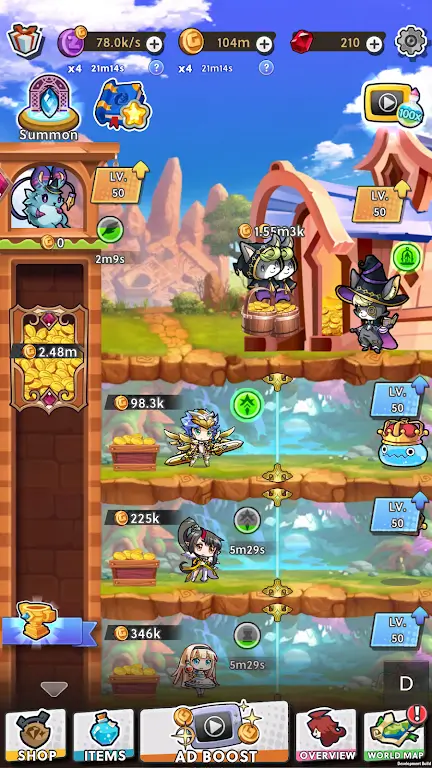 Idle RPG Tower スクリーンショット 0