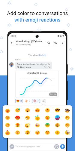 Zoho Cliq - Team Chat ဖန်သားပြင်ဓာတ်ပုံ 3