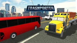 Transporter Truck Driving 3D 스크린샷 0