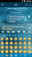 SMS Messages Bubble Rain Theme应用截图第3张