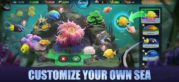 Top Fish: Ocean Game Captura de tela 1