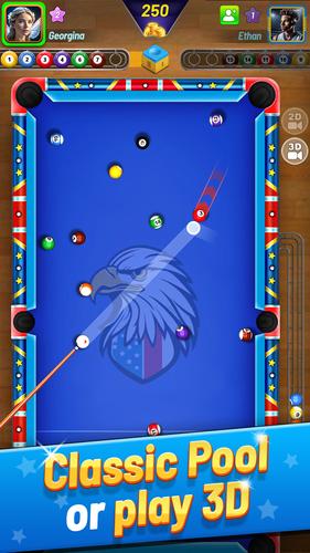 8 Ball Shoot It All - 3D Pool स्क्रीनशॉट 0