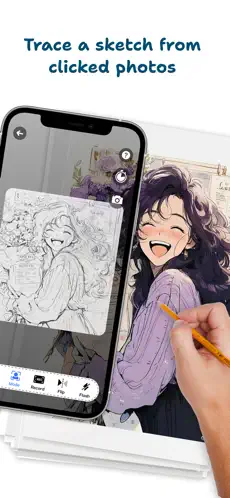 AR Draw Anime Trace Sketch AI 스크린샷 1