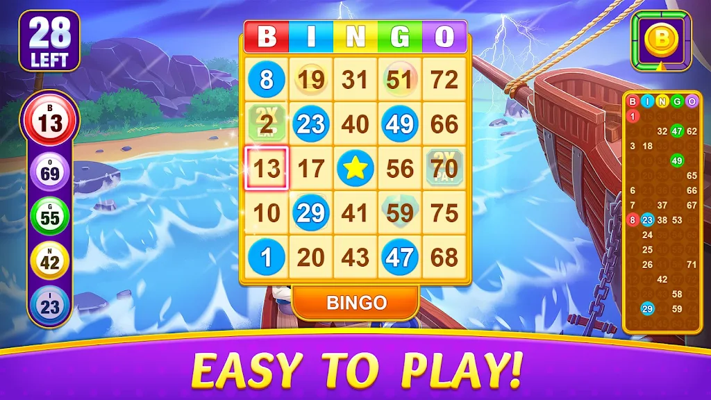 Bingo Alpha - Offline Games ภาพหน้าจอ 1