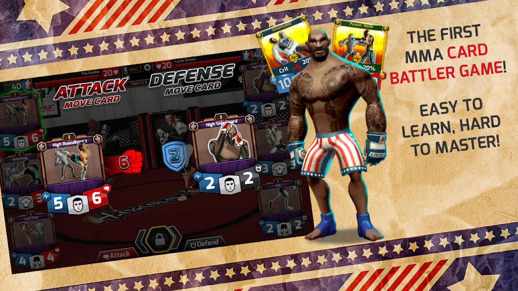 MMA Federation - Card Battler Captura de pantalla 0