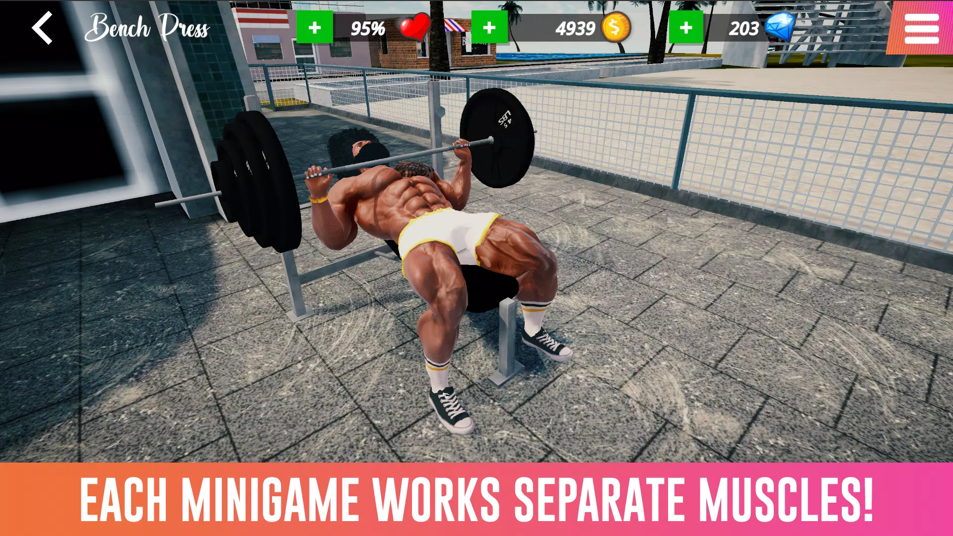 Iron Muscle IV - GYM simulator Ekran Görüntüsü 2