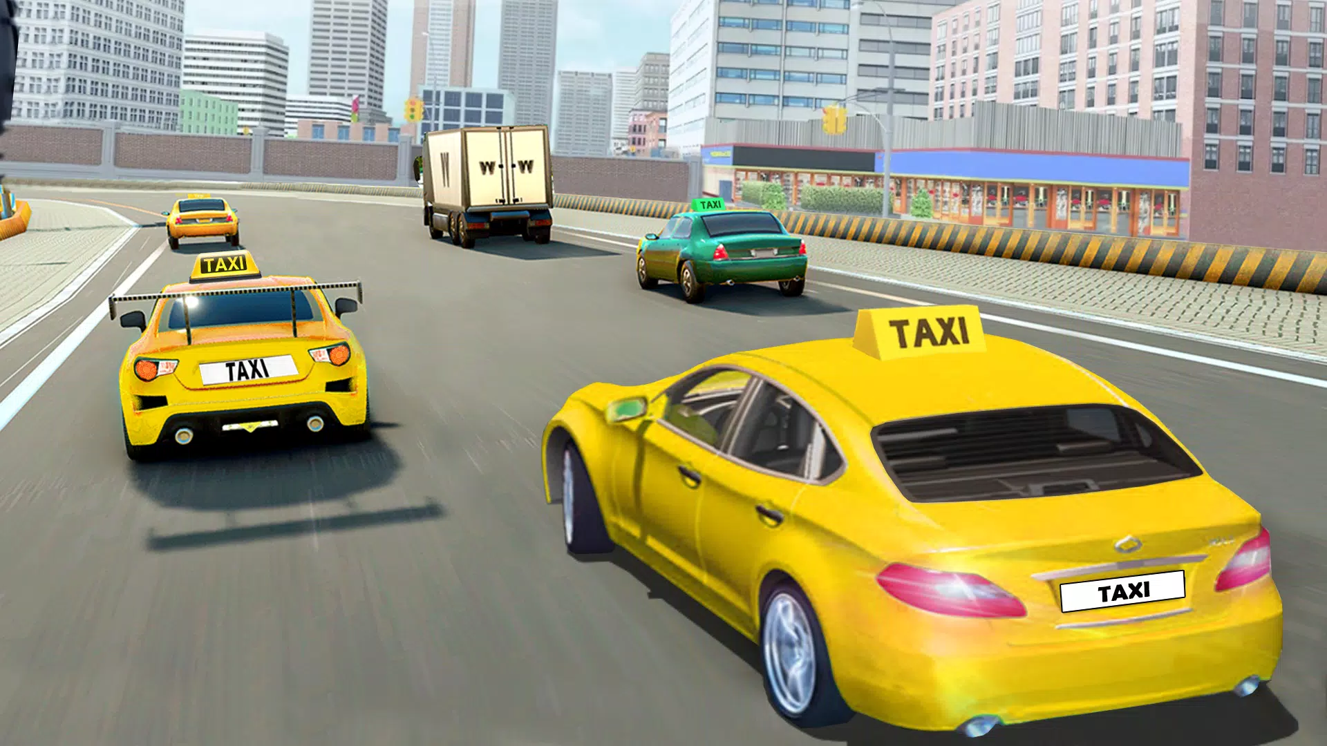 City Taxi Games-Taxi Car Games Schermafbeelding 2