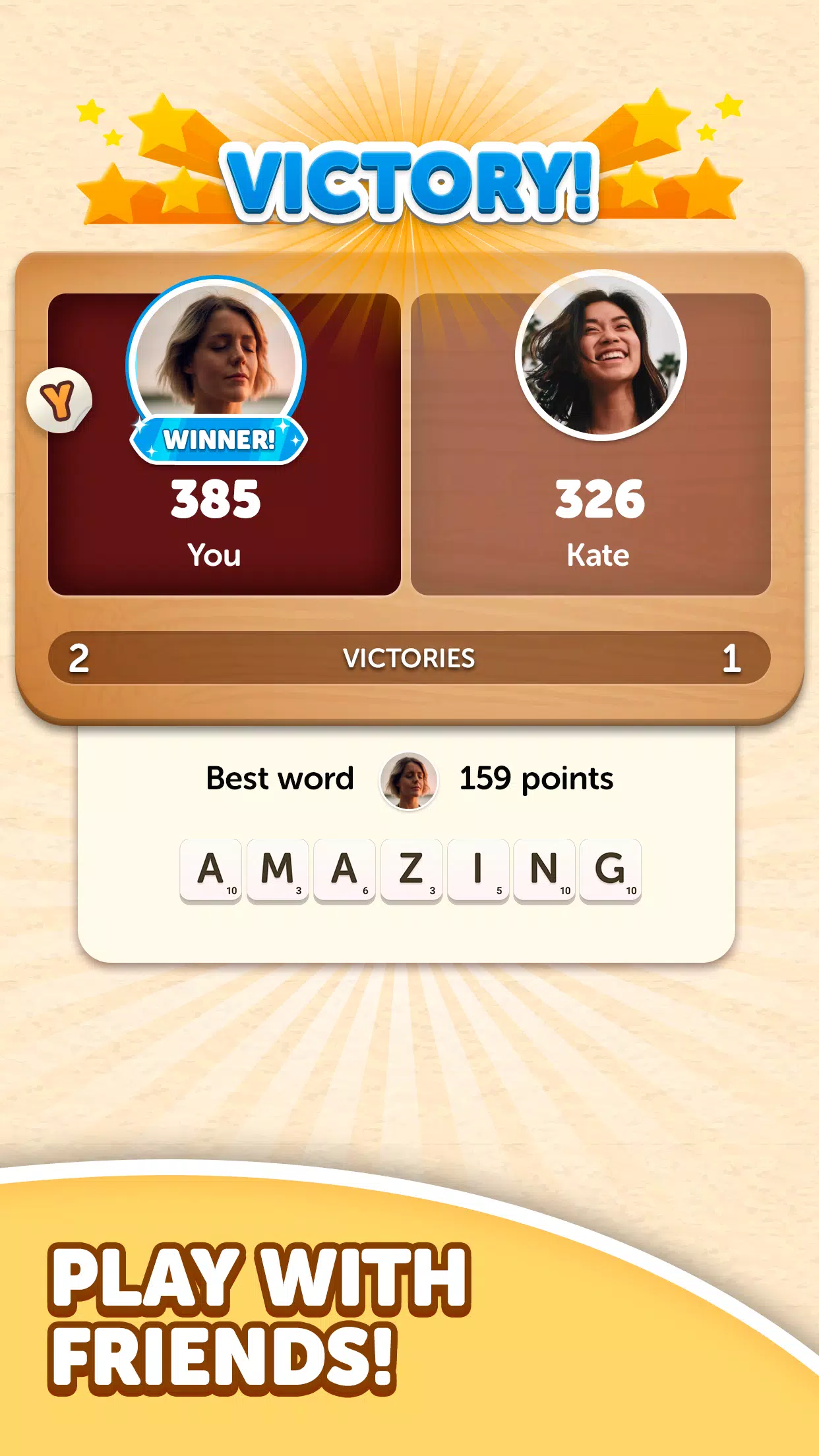 Word Yatzy - Fun Word Puzzler Capture d'écran 1