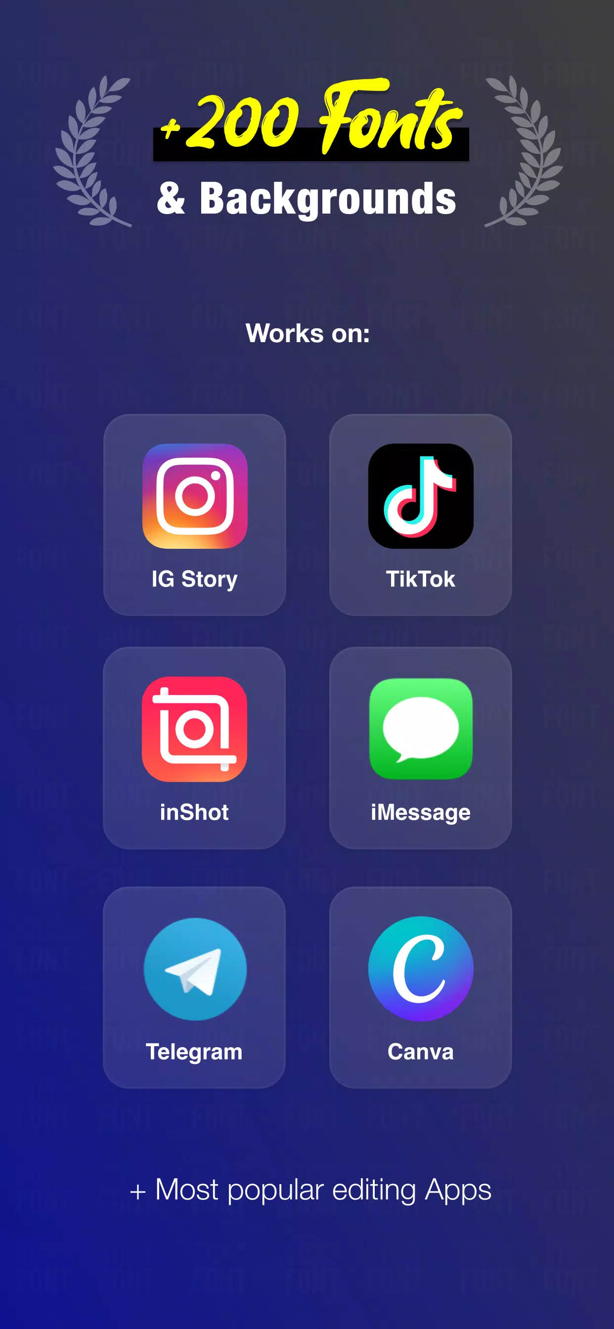 StoryFont for Instagram Story 스크린샷 1