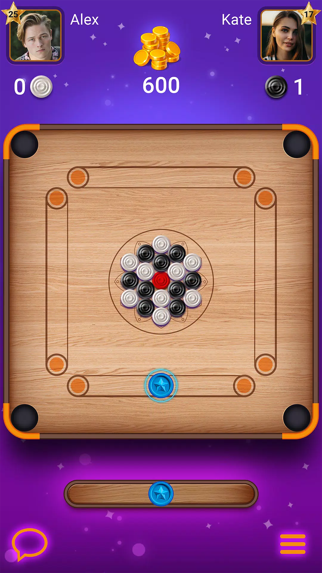 Carrom Lure - Disc pool game Ekran Görüntüsü 0