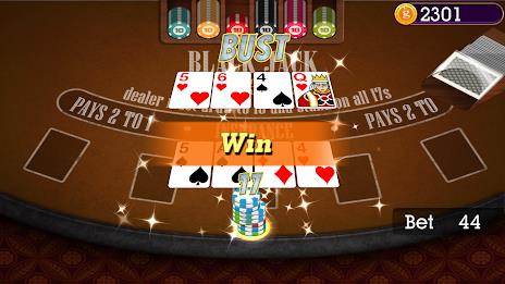 Casino Blackjack ဖန်သားပြင်ဓာတ်ပုံ 2