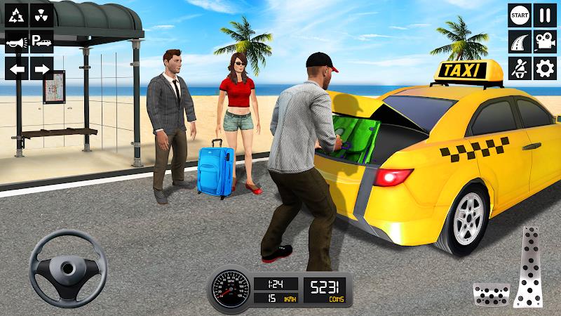 Taxi Simulator 3d Taxi Sim Скриншот 0