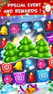 Candy Christmas Match 3 ဖန်သားပြင်ဓာတ်ပုံ 3