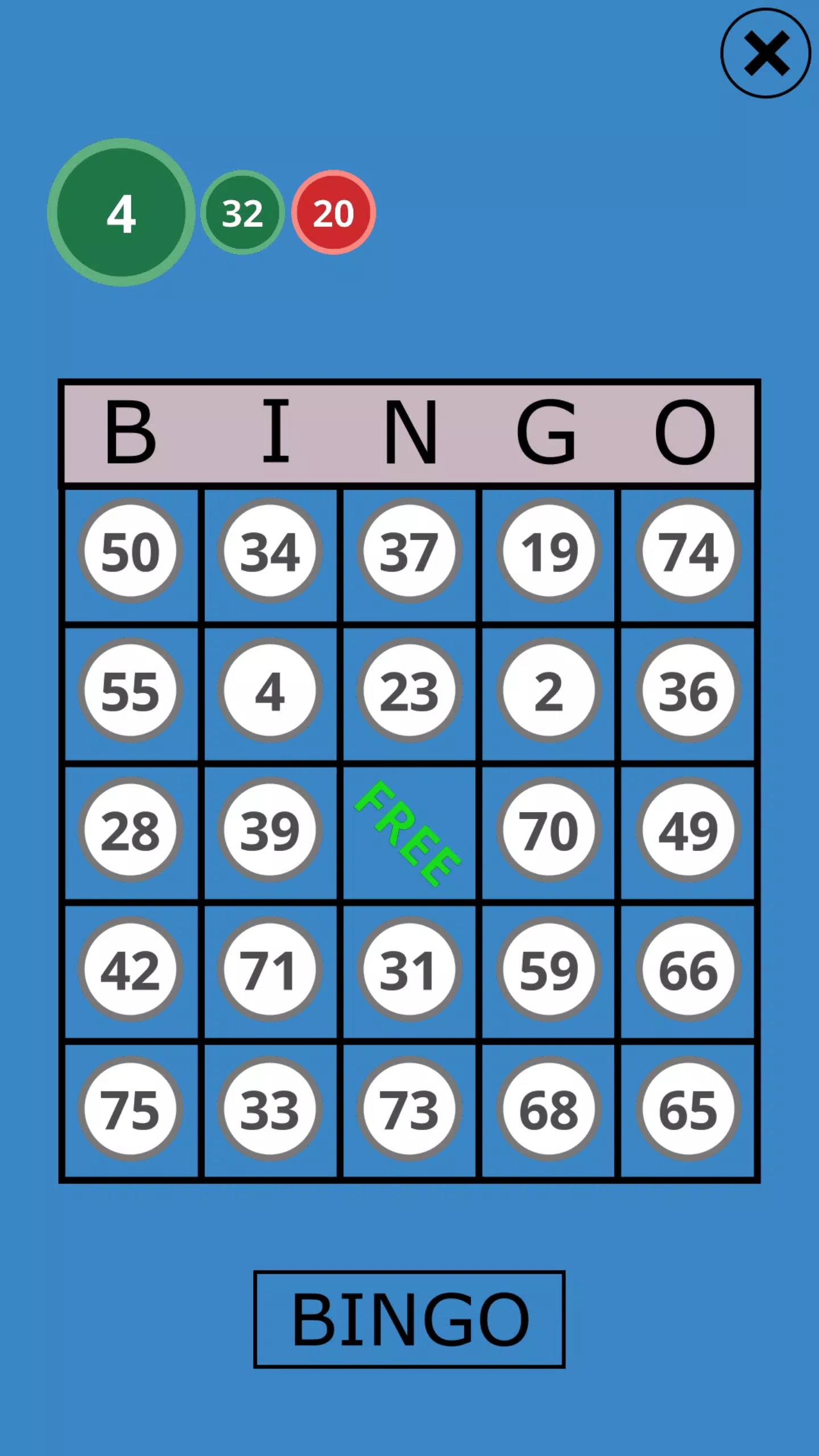 Classic Bingo Touch Ekran Görüntüsü 0