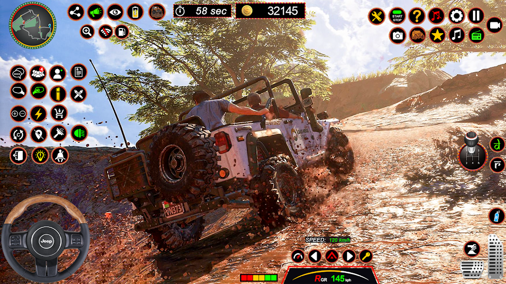 4x4 Jeep Driving Offroad Games Schermafbeelding 3