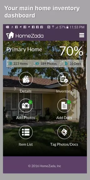 HomeZada Mobile ဖန်သားပြင်ဓာတ်ပုံ 0