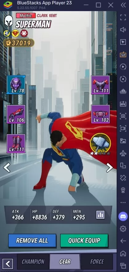 DC Dark Legion Gear System Breakdown