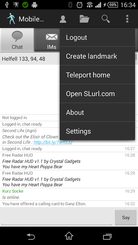 Mobile Grid Client Tangkapan skrin 0