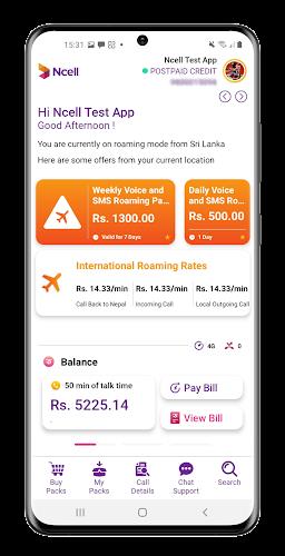 Ncell App: Recharge, Buy Packs應用截圖第1張