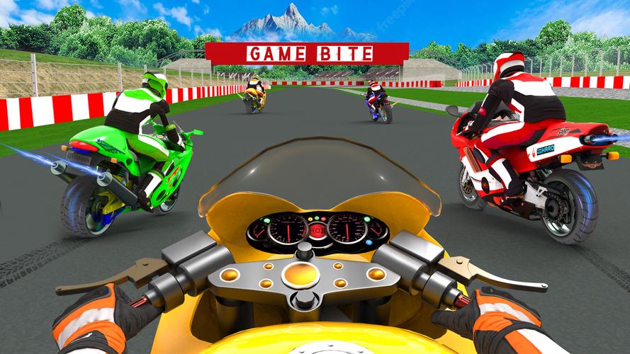 Bike Racing Games-Bike Race 3D Schermafbeelding 0