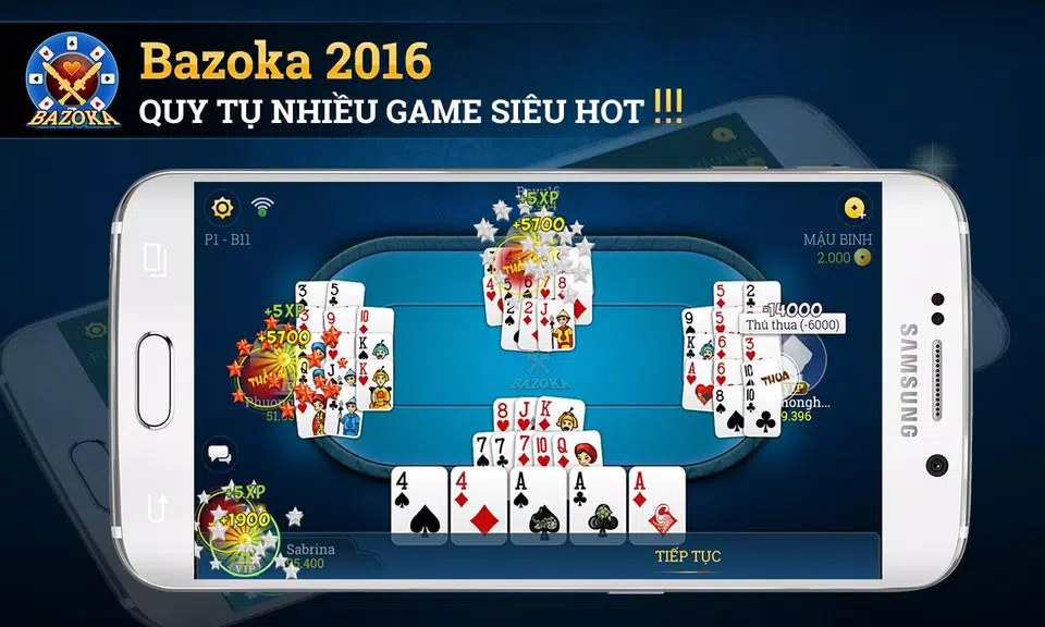 Schermata Bazoka - game bai online 2016 2