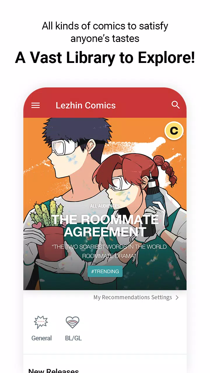 Lezhin Comics - Daily Releases Screenshot 0