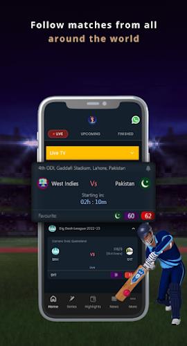 Max Cricket Live Line Tangkapan skrin 1