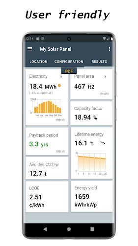 My Solar Panel Lite Ảnh chụp màn hình 1