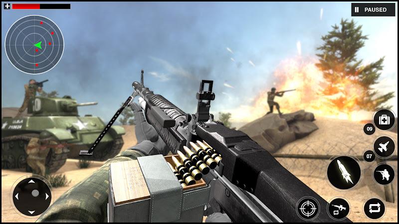 Gunner World War: WW2 Gun Game স্ক্রিনশট 3