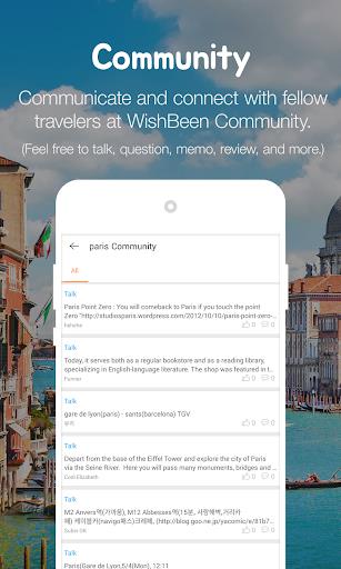 WishBeen - Global Travel Guide Ảnh chụp màn hình 1