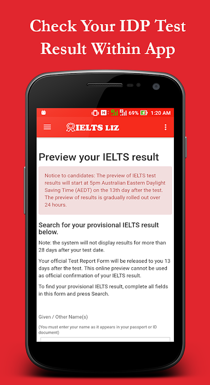 IELTS Liz Ảnh chụp màn hình 0