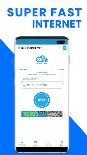 Sky Tunnel VPN Capture d'écran 1