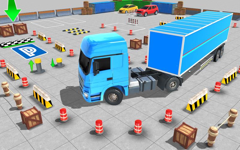 Real Euro Truck Parking Games 스크린샷 2