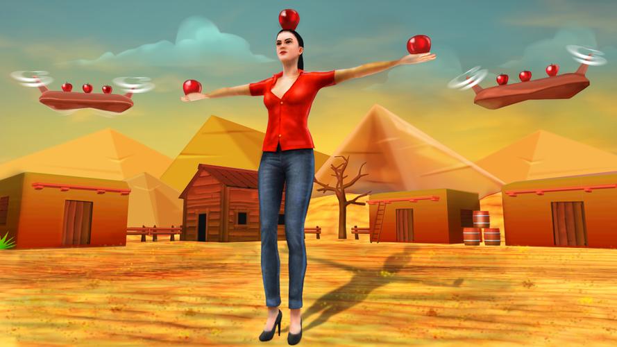 Apple Shooter Game - 3D Screenshot 2