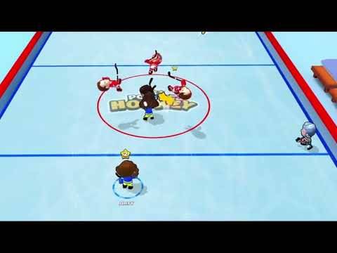 Gameplay di star di hockey tascabile