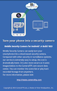 Mobile Security Camera (FTP) Captura de pantalla 0