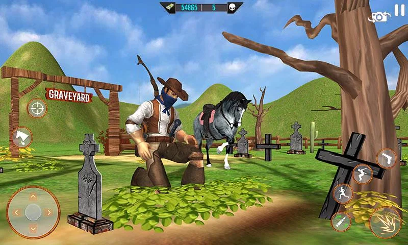 West Cowboy Shooting Games 3D ภาพหน้าจอ 3