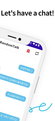 RandomTalk - Random Chat Tangkapan skrin 0