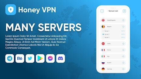 Honey VPN - Fast & Secure Captura de tela 2