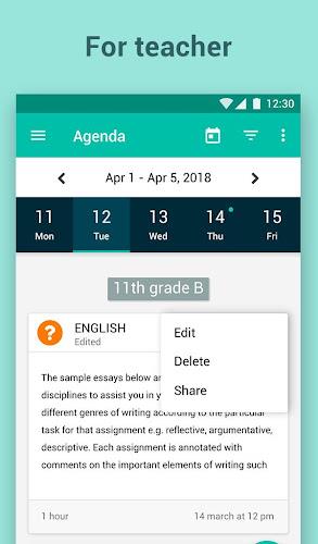 eSchool Agenda Tangkapan skrin 1