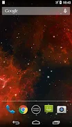 Galaxy Nebula Live Wallpaper Ekran Görüntüsü 2