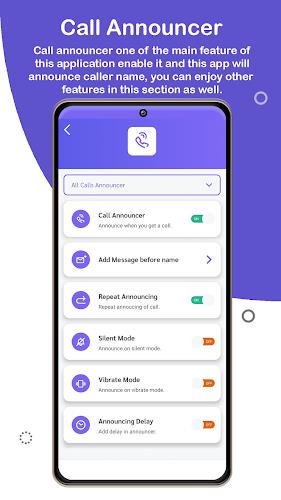 Caller Name Announcer & Talker Скриншот 2