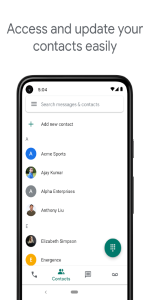 Google Voice Schermafbeelding 2