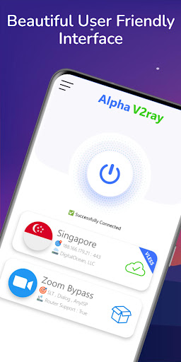 Alpha V2ray - Tunnel VPN Capture d'écran 0