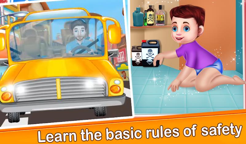 Child Safety Basic Rules games Zrzut ekranu 3