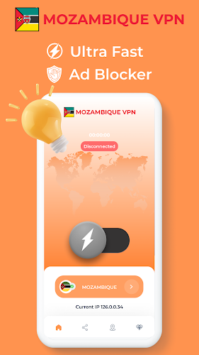 Mozambique VPN - Private Proxy Captura de tela 0