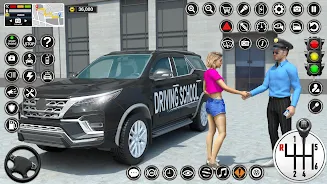 Driving School: Real Car Games Ekran Görüntüsü 1