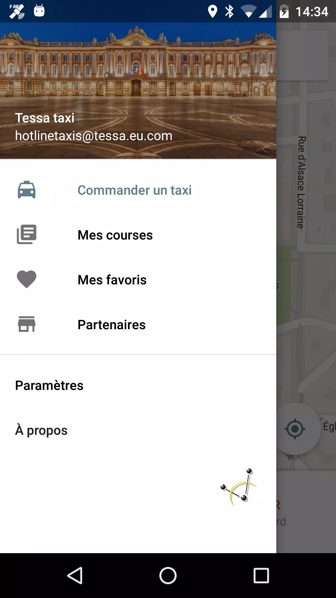 Taxi Toulouse Capture d'écran 0