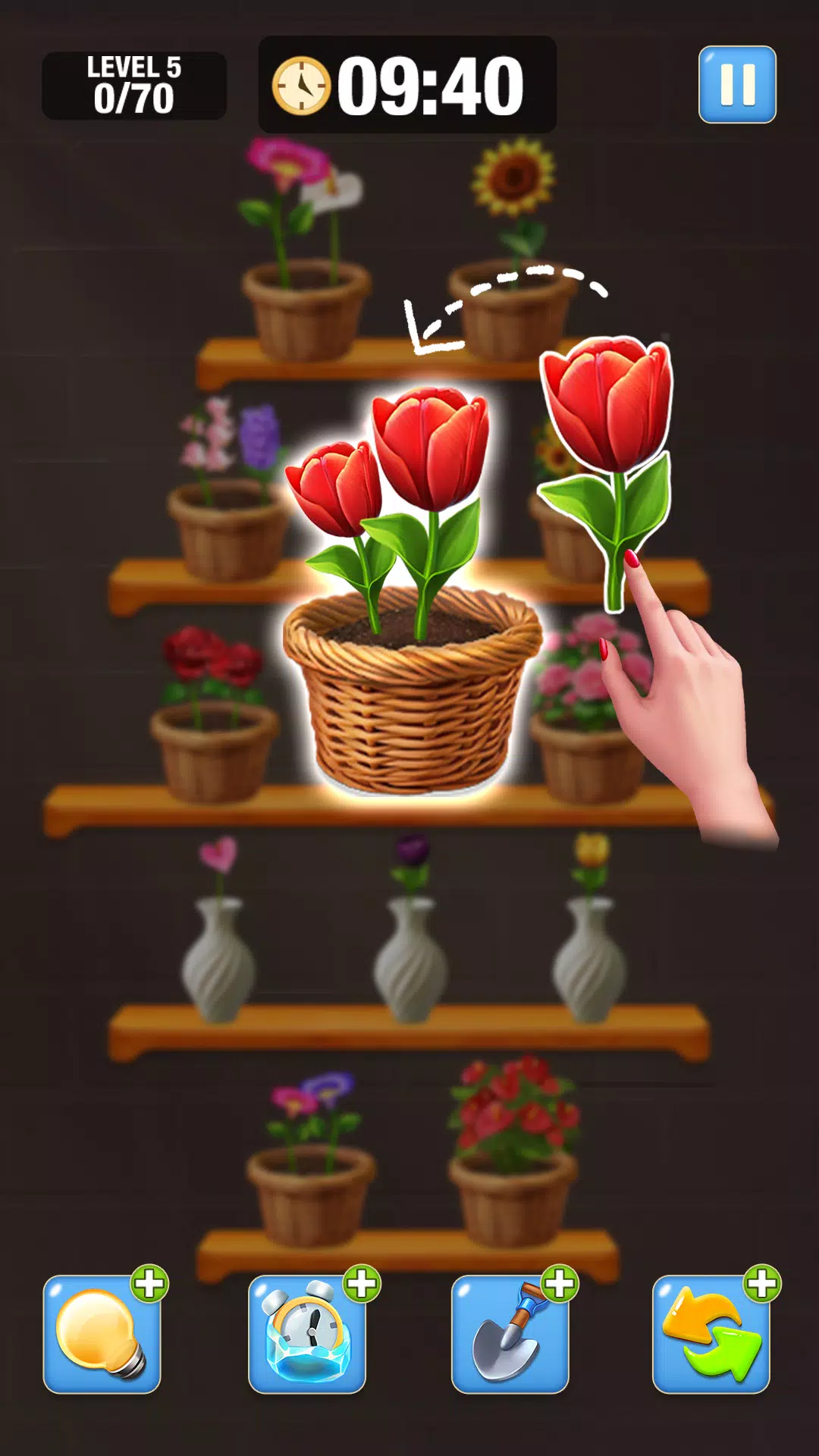 Blossom Match-Flower Sort Game Screenshot 1