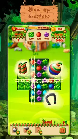 Fairy Forest - match 3 games Schermafbeelding 2